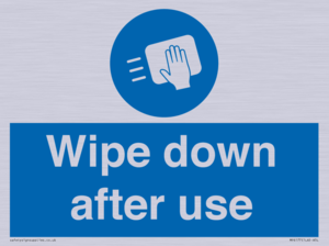 Wipe down after use